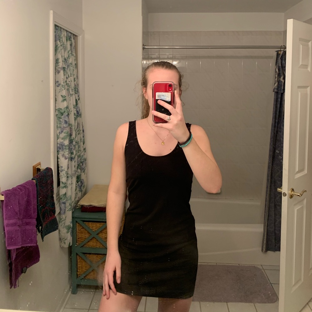 black banana republic mini dress